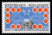 [The 25th Anniversary of the United Nations, प्रकार QK]