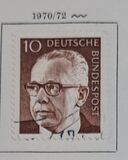 [Serie básica. Gustav Heinemann, 1899 - 1976. Tercer presidente., tipo QI1]