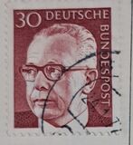 [Serie básica. Gustav Heinemann, 1899 - 1976. Tercer presidente., tipo QI3]