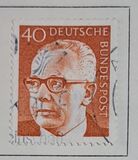 [Serie básica. Gustav Heinemann, 1899 - 1976. Tercer presidente., tipo QI4]