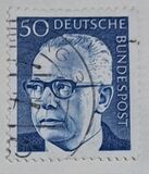 [Serie básica. Gustav Heinemann, 1899 - 1976. Tercer presidente., tipo QI5]