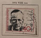 [The 20th Anniversary of the Death of Kurt Schumacher, Politician, type TK]