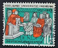 [500 anni dell'Università di Friburgo - Filigrana: DBP e crocifere, Scrivi CY]