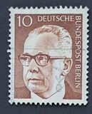 [Serie básica. Gustav Heinemann, 1899 - 1976. Tercer presidente., tipo QI1]