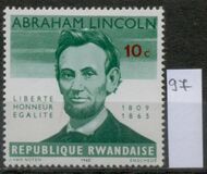 [The 100th Anniversary of the Death of Abraham Lincoln, 1809-1965, Typ AD]