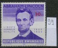 [The 100th Anniversary of the Death of Abraham Lincoln, 1809-1965, Typ AD2]