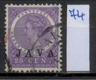 [Numeral Stamps & Queen Wilhelmina - Stamps of 1902-1905 Overprinted "JAVA", type G18]
