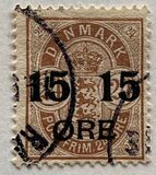 [No. 25B, 25A & 39 Surcharged, type K]