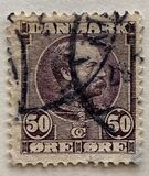 [King Christian IX, 1818-1906 - Horizontal Lines in Background in Oval, Scrivi M5]