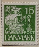 [Caravel - 1 Line of Fields Left of "D" in "DENMARK", Вид AT15]