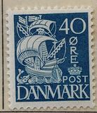 [Caravel - 1 Line of Fields Left of "D" in "DENMARK", Вид AT19]
