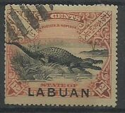 [Not Issued North Borneo Stamps Overprinted "LABUAN" - Overprint on Country Name Instead of Value, Tipe P]