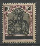 [German Empire Stamps Overprinted "SARRE", 类型 A12]