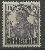 [German Empire Postage Stamps Overprinted "SAARGEBIET", tegund F2]