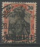 [German Empire Postage Stamps Overprinted "SAARGEBIET", tegund F4]