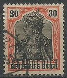 [German Empire Postage Stamps Overprinted "SAARGEBIET", tegund F4]
