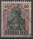 [German Empire Postage Stamps Overprinted "SAARGEBIET", tegund F5]