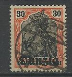 [German Stamps Overprinted "Danzig", प्रकार A4]