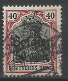 [German Empire Postage Stamps Surcharged "F and Cent" & Overprinted "Belgien", type B10]