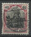 [German Empire Postage Stamps Surcharged "F and Cent" & Overprinted "Belgien", type B10]