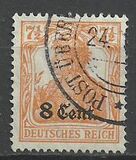 [German Empire Postage Stamps Surcharged, Вид A2]