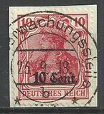 [German Empire Postage Stamps Surcharged, Вид A3]