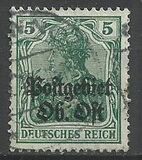 [German Empire Postage Stamps Overprinted "Postgebiet Ob. Ost", 類型 A2]
