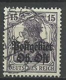 [German Empire Postage Stamps Overprinted "Postgebiet Ob. Ost", 類型 A6]