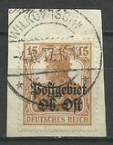 [German Empire Postage Stamps Overprinted "Postgebiet Ob. Ost", 類型 A5]