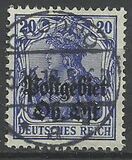 [German Empire Postage Stamps Overprinted "Postgebiet Ob. Ost", 類型 A7]