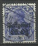[German Empire Postage Stamps Overprinted "Postgebiet Ob. Ost", 類型 A7]
