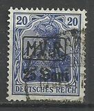[German Empire Postage Stamps Surcharged & Overprinted "M.V.i.R.", type A1]