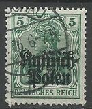 [German Empire Postage Stamps Overprinted "Russisch- Polen", Tipi A1]