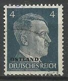 [German Empire Postage Stamps Overprinted "OSTLAND", type A2]