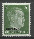 [German Empire Postage Stamps Overprinted "OSTLAND", type A3]