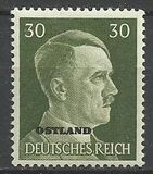[German Empire Postage Stamps Overprinted "OSTLAND", type B1]