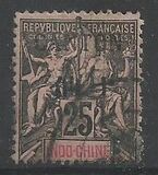 [indochina Postage Stamps Overprinted "CANTON" in Black, වර්ගය A23]