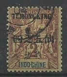 [Indochinese Postage Stamps Overprinted "TCHONGKING", type A1]
