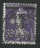 [French Postage Stamps Overprinted "MEMEL" and Surcharged, Typ B5]