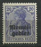 [Sellos de Alemania sobrecargados "Memelgebiet" (Área de Memel), tipo A3]