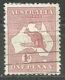 [Definitive Issues - Kangaroo and Map, प्रकार A1]