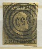 [King Friedrich Wilhelm IV - Hatched Background, Engraved, tip A5]