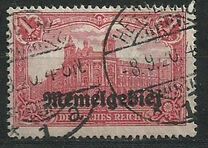 [Sellos de Alemania sobrecargados "Memelgebiet" (Área de Memel), tipo A8]