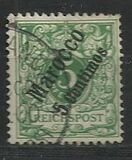 [German Empire Postage Stamps Surcharged, type B1]