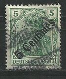 [German Empire Postage Stamps Surcharged, type F]