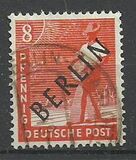 [BERLIN in Black Overprint on "Allied Occupation Zone" Stamps, type A2]