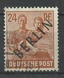 [BERLIN in Black Overprint on "Allied Occupation Zone" Stamps, type A8]