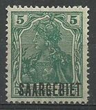 [Sellos del imperio alemán sobrecargados "SAARGEBIET", tipo F]