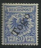 [German Empire Postage Stamps Overprinted "Togo", type A5]
