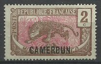 [Middle Congo Postage Stamps (Colors Changed) Overprinted "CAMEROUN", نوع E1]